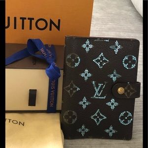 Louis Vuitton authentic customized agenda wallet